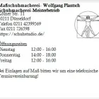 Unternehmen 1 Bild MAßSCHUHMACHEREI- WOLFGANG PLANTSCH SCHUHMACHEREI-MEISTERBETRIEB Service & Dienstleistung am Düsseldorf NW