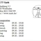 Unternehmen 1 Bild MATT OPTIK Optiker am Wiesbaden HE