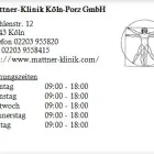 Unternehmen 1 Bild MATTNER-KLINIK KÖLN-PORZ GMBH Ärzte am Köln NW