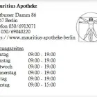 Unternehmen 1 Bild MAURITIUS APOTHEKE Gesundheitsdienste am Berlin BE
