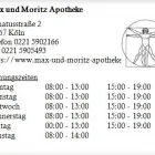 Unternehmen 1 Bild MAX UND MORITZ APOTHEKE Gesundheitsdienste am Köln NW