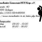 Unternehmen 1 Bild MERSCHEIDER TURNVEREIN 1878 KORP. E.V. Unterhaltung am Solingen NW