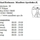 Unternehmen 1 Bild MICHAEL REDMANN - MAULBEER APOTHEKE E.K. Gesundheitsdienste am Erkner BB