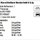 Unternehmen 1 Bild MIRO MINERALÖLRAFFINERIE OBERRHEIN GMBH & CO.KG Tankstellen am Karlsruhe BW