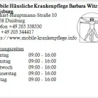Unternehmen 1 Bild MOBILE HÄUSLICHE KRANKENPFLEGE BARBARA WITZ IN DUISBURG Gesundheitsdienste am Duisburg NW