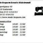 Unternehmen 1 Bild MODE BEQUEM RENATE HILDEBRANDT Textil, Bekleidung Einzelhandel am Karlsruhe BW