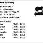 Unternehmen 1 Bild MODIS BEKLEIDUNG Textil, Bekleidung Einzelhandel am Wiesbaden HE
