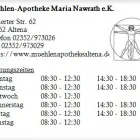 Unternehmen 1 Bild MÜHLEN-APOTHEKE MARIA NAWRATH E.K. Gesundheitsdienste am Altena NW