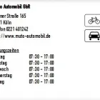 Unternehmen 1 Bild MUTO AUTOMOBIL GBR Werkstätten (Pkw) am Köln NW
