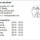 Unternehmen 1 Bild NEUE APOTHEKE Gesundheitsdienste am Berlin BE