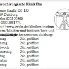 Unternehmen 1 Bild NEUROCHIRURGISCHE KLINIK EKN Kliniken und Krankenhäuser am Duisburg NW