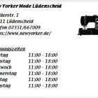 Unternehmen 1 Bild NEW YORKER MODE LÜDENSCHEID Textil, Bekleidung Einzelhandel am Lüdenscheid NW