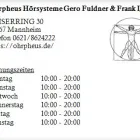 Unternehmen 1 Bild OHRPHEUS HÖRSYSTEME GERO FULDNER & FRANK IGERS Hörgeräteakustiker am Mannheim BW