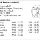Unternehmen 1 Bild OPTIK RECKMANN GMBH Optiker am Leichlingen (Rheinland) NW