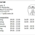 Unternehmen 1 Bild OPTIK SÜß Optiker am Karlsruhe BW