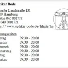Unternehmen 1 Bild OPTIKER BODE Optiker am Hamburg HH