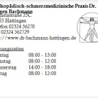 Unternehmen 1 Bild ORTHOPÄDISCH-SCHMERZMEDIZINISCHE PRAXIS DR. JÜRGEN BACHMANN Kliniken und Krankenhäuser am Hattingen NW