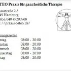 Unternehmen 1 Bild OSTEO PRAXIS FÜR GANZHEITLICHE THERAPIE Ärzte am Hamburg HH