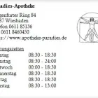 Unternehmen 1 Bild PARADIES-APOTHEKE Gesundheitsdienste am Wiesbaden HE