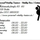 Unternehmen 1 Bild PERSONAL VITALITY TRAINER - VITALITY BOX (GEBÄUDE 74) Sport-Studios am Berlin BE