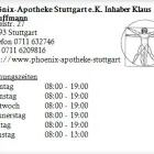 Unternehmen 1 Bild PHÖNIX-APOTHEKE STUTTGART E.K. INHABER KLAUS KAUFFMANN Gesundheitsdienste am Stuttgart BW