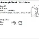 Unternehmen 1 Bild PHYSIOTHERAPIE BERND-ULRICH SCHULZE Ärzte am Essen NW