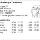 Unternehmen 1 Bild PHYSIOTHERAPIE DUVENHORST Ärzte am Karlsruhe BW