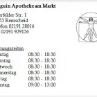 Unternehmen 1 Bild PINGUIN APOTHEKE AM MARKT Gesundheitsdienste am Remscheid NW