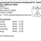 Unternehmen 1 Bild PNEUMOLOGISCHE GEMEINSCHAFTSPRAXIS DR. SEMMLER & DR. GILLMANN-BLUM Ärzte am Mainz RP