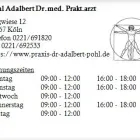 Unternehmen 1 Bild POHL ADALBERT DR.MED. PRAKT.ARZT Ärzte am Köln NW