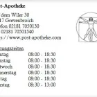 Unternehmen 1 Bild POST-APOTHEKE Gesundheitsdienste am Grevenbroich NW
