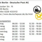 Unternehmen 1 Bild POST BERLIN - DEUTSCHE POST AG Transportunternehmen, Fuhrunternehmen am Berlin BE