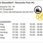 Unternehmen 1 Bild POST DÜSSELDORF - DEUTSCHE POST AG Postämter, Poststellen am Düsseldorf NW