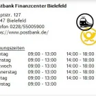 Unternehmen 1 Bild POSTBANK FINANZCENTER BIELEFELD Postämter, Poststellen am Bielefeld NW