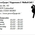 Unternehmen 1 Bild POWER2YOGA (HEGGEMANN & MIELISCH GBR) Yogaschulen, Gymnastikschulen am Lüdenscheid NW