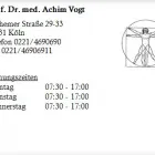 Unternehmen 1 Bild PROF. DR. MED. ACHIM VOGT Ärzte am Köln NW