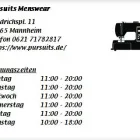 Unternehmen 1 Bild PURSUITS MENSWEAR Textil, Bekleidung Einzelhandel am Mannheim BW
