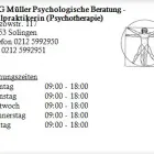Unternehmen 1 Bild PZG MÜLLER PSYCHOLOGISCHE BERATUNG - HEILPRAKTIKERIN (PSYCHOTHERAPIE) Ärzte am Solingen NW