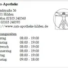 Unternehmen 1 Bild RATS-APOTHEKE Gesundheitsdienste am Hilden NW