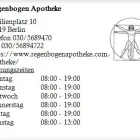 Unternehmen 1 Bild REGENBOGEN APOTHEKE Gesundheitsdienste am Berlin BE