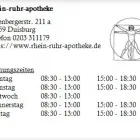 Unternehmen 1 Bild RHEIN-RUHR-APOTHEKE Gesundheitsdienste am Duisburg NW