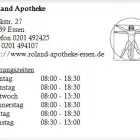 Unternehmen 1 Bild ROLAND APOTHEKE Gesundheitsdienste am Essen NW
