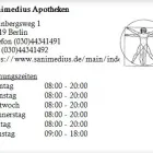 Unternehmen 1 Bild SANIMEDIUS APOTHEKEN Gesundheitsdienste am Berlin BE