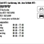 Unternehmen 1 Bild SCHLINK KFZ-LACKIERUNG, INH. JENS SCHLINK KFZ-LACKIERERMEISTER Service & Dienstleistung am Karlsruhe BW