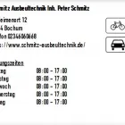 Unternehmen 1 Bild SCHMITZ AUSBEULTECHNIK INH. PETER SCHMITZ Werkstätten (Pkw) am Bochum NW