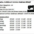 Unternehmen 1 Bild SCHUH U. SCHLÜSSEL-SERVICE ANDREAS ALTHOFF Sicherheitsfirmen am Köln NW