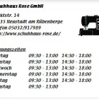 Unternehmen 1 Bild SCHUHHAUS ROSE GMBH Schuhe Einzelhandel am Neustadt Am Rübenberge NI