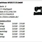 Unternehmen 1 Bild SCHUHHAUS WURSTER GMBH Schuhe Einzelhandel am Stuttgart BW