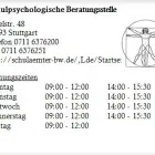 Unternehmen 1 Bild SCHULPSYCHOLOGISCHE BERATUNGSSTELLE Ärzte am Stuttgart BW