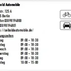 Unternehmen 1 Bild SEIBOLD AUTOMOBILE Kfz und Fahrrad Handel und Hersteller am Berlin BE